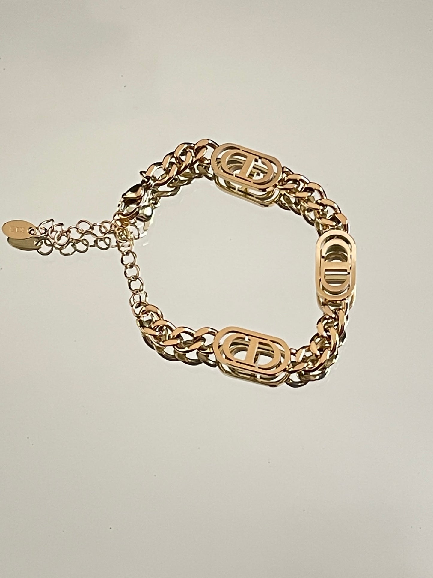 18k plated bracelet