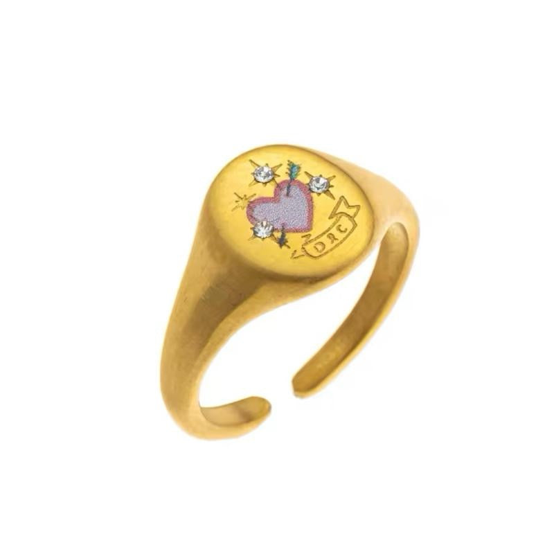 Printed Enamel Rings