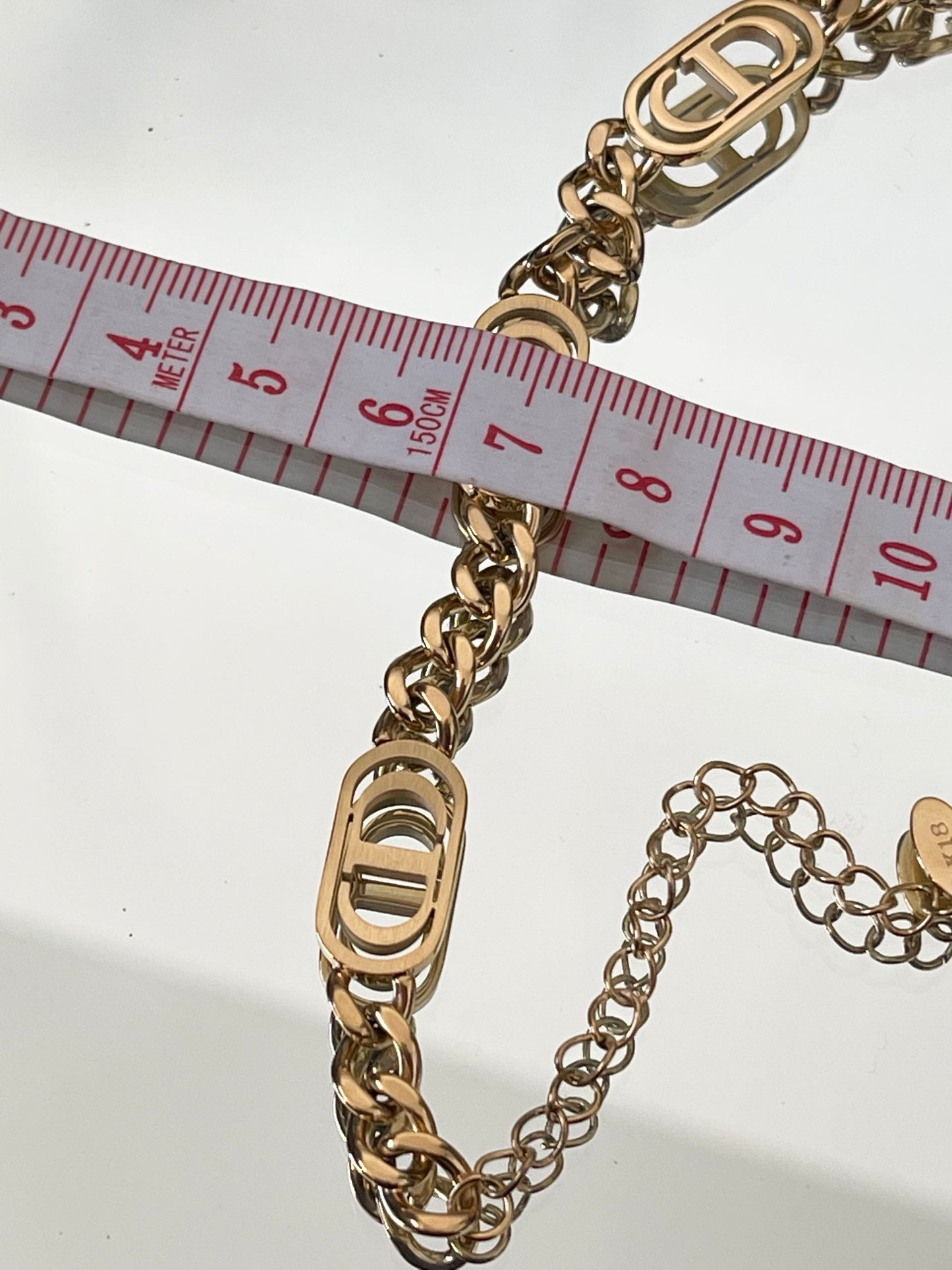 18k plated bracelet