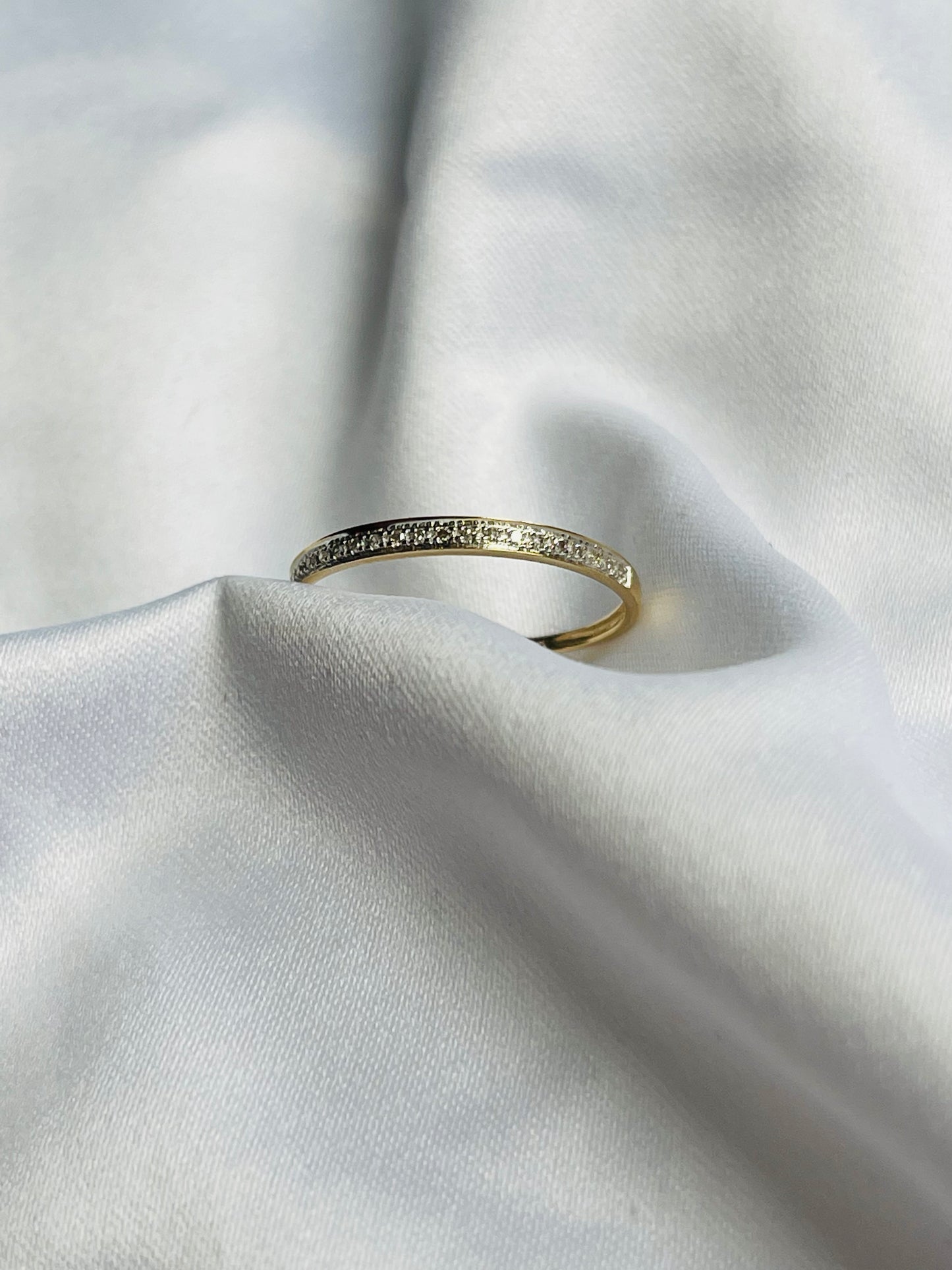 14k Solid Gold-diamond Ring