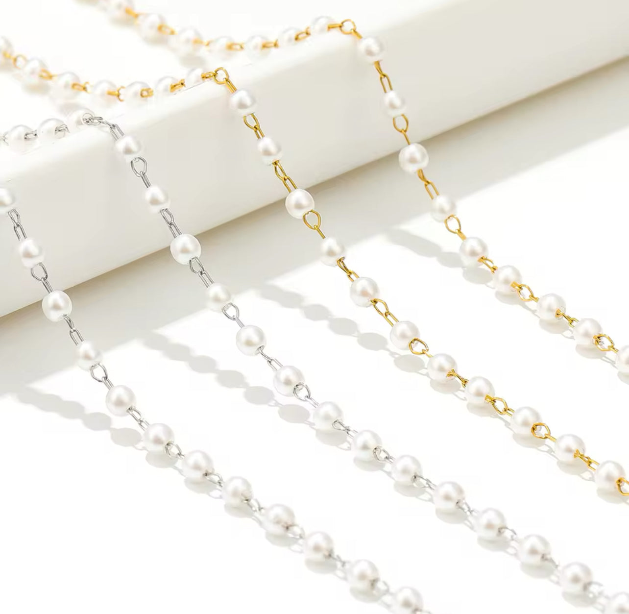 Personalised custom handmade pearl necklaces