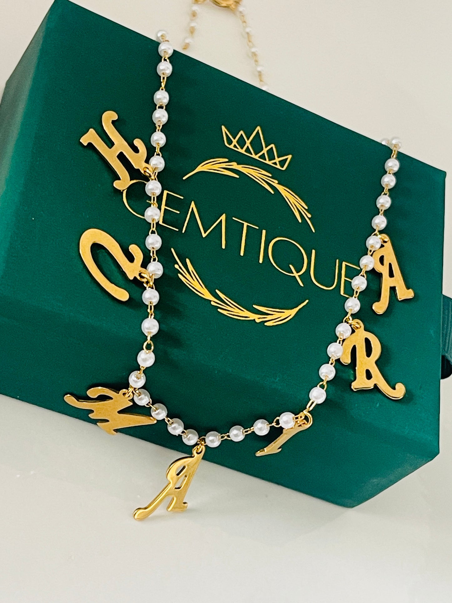 Personalised custom handmade pearl necklaces