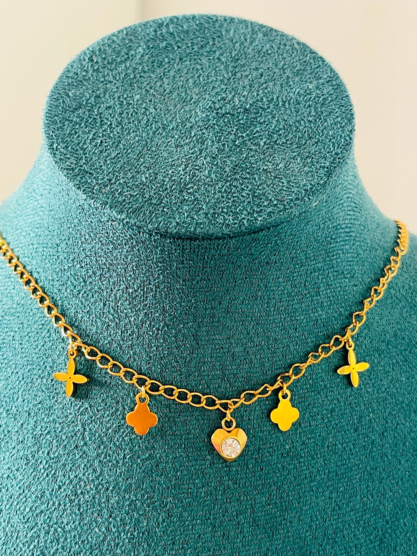 Custom made charm necklace