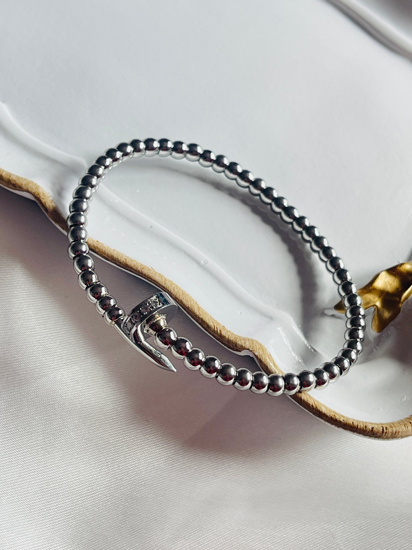 Beads on beads nail bangle