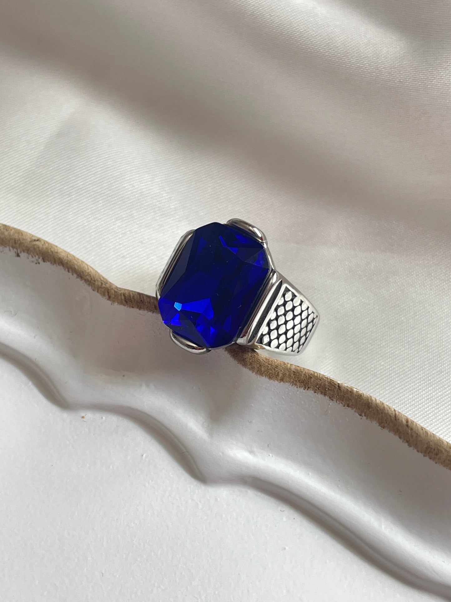 Men’s royal for you silver ring