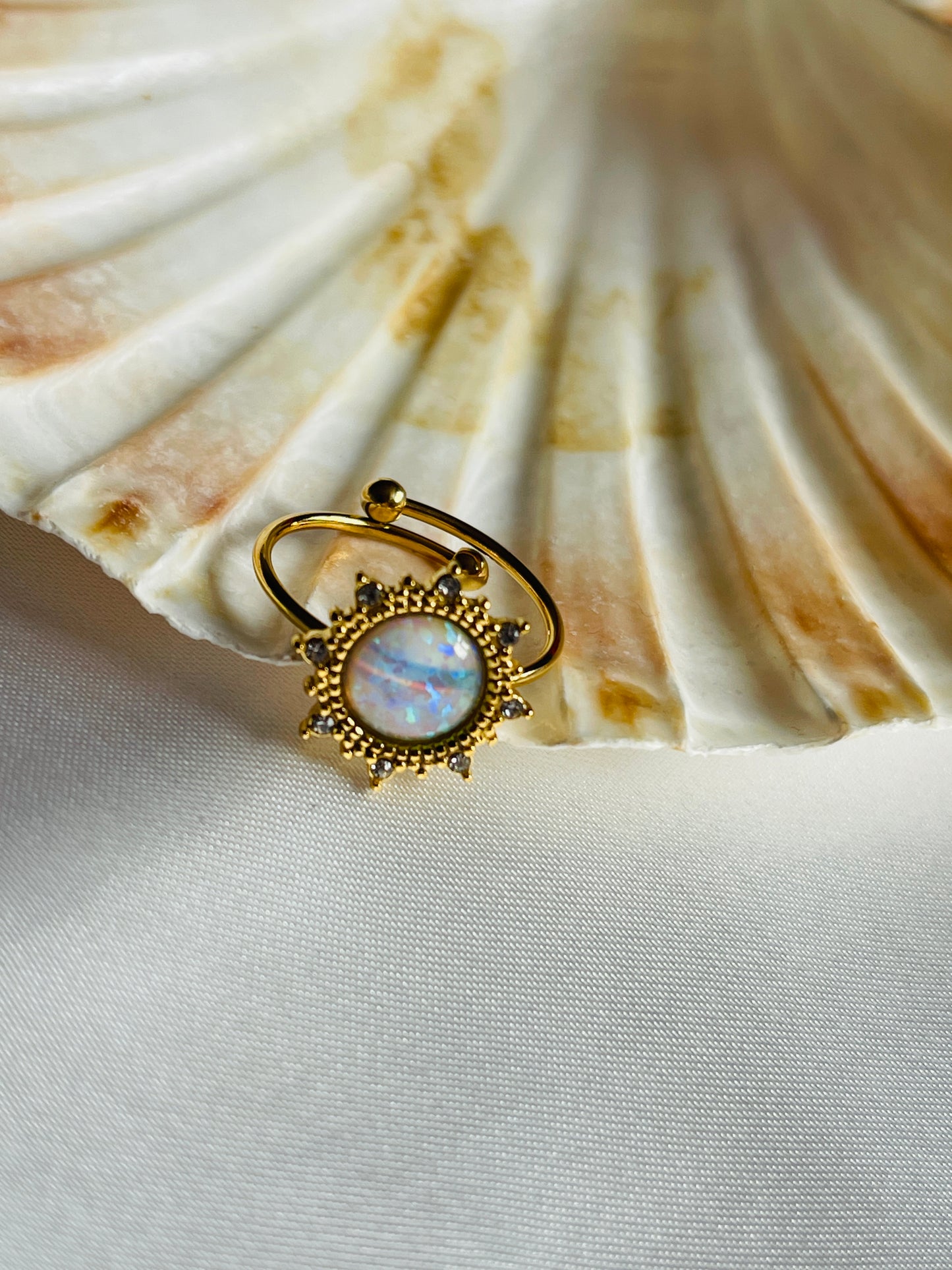 Sunshine Opal ring