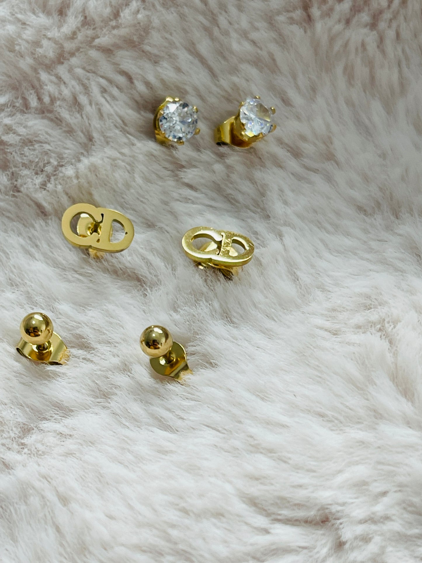 Mini Dee earrings set