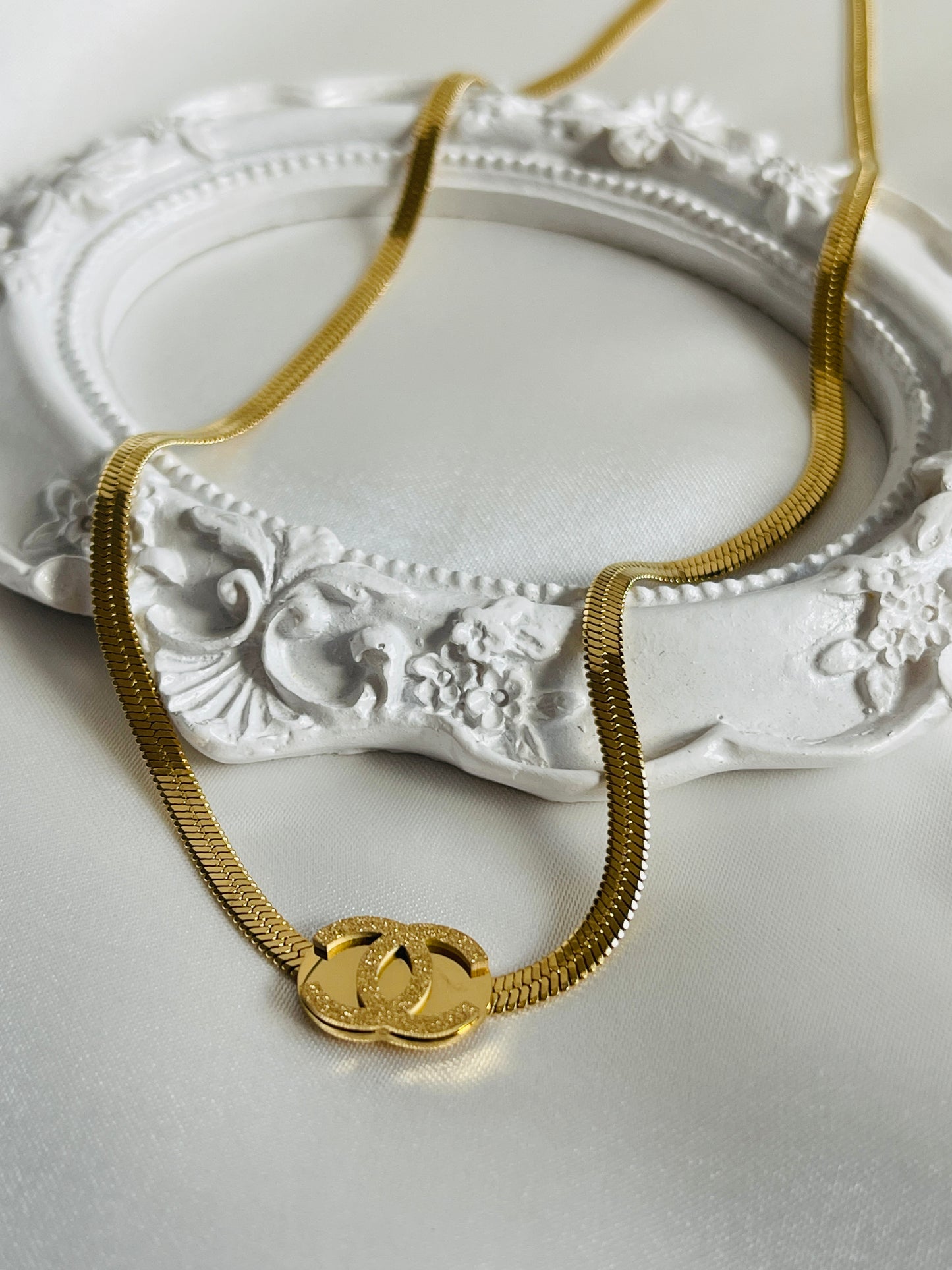 Ceecee snake necklace
