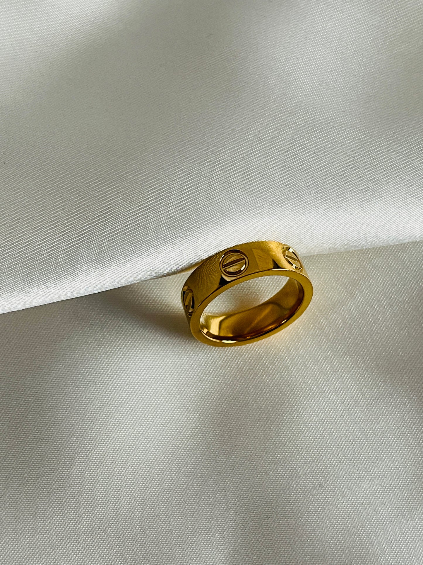 AYAL - Plain Screw band ring