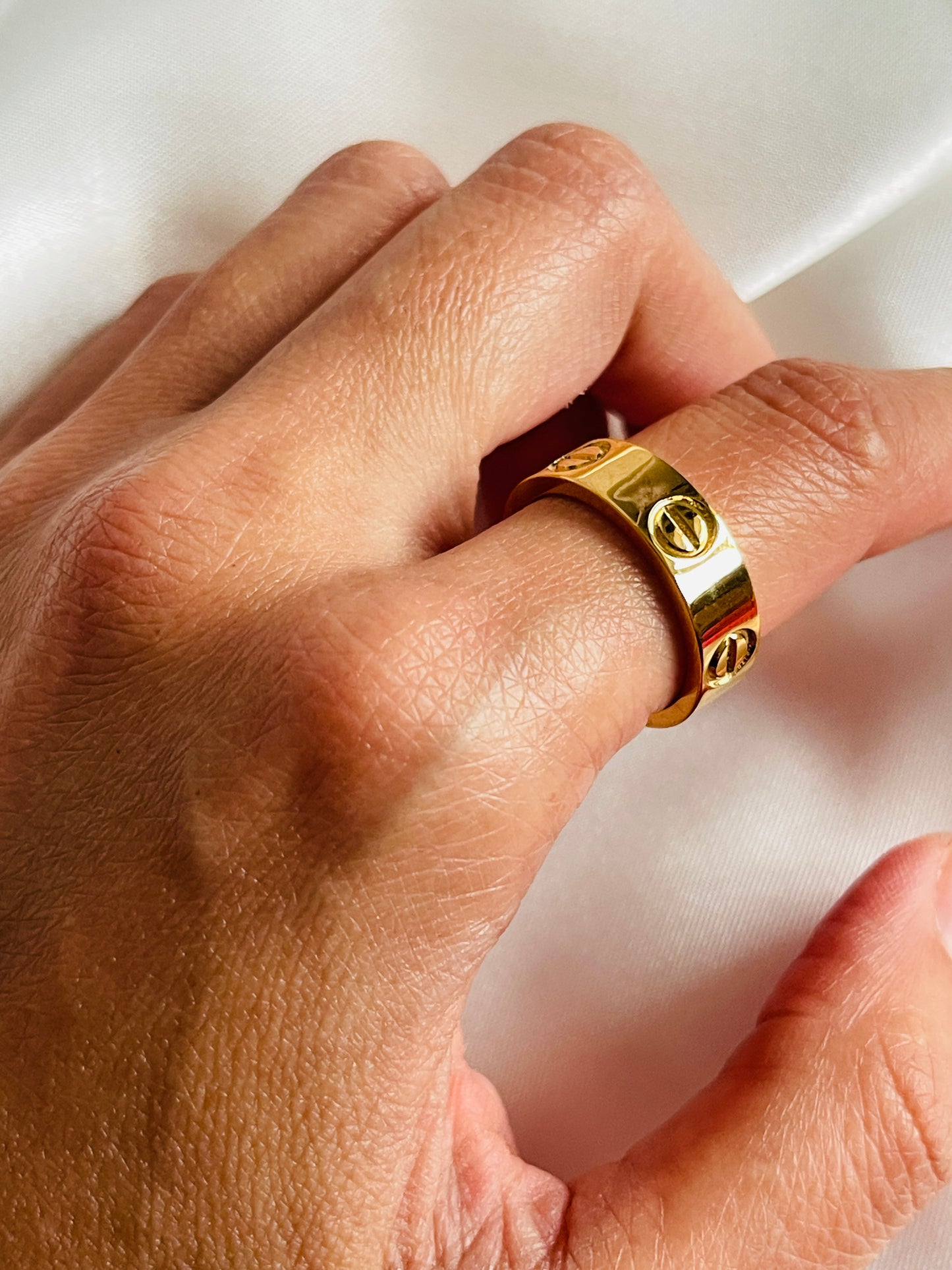 AYAL - Plain Screw band ring