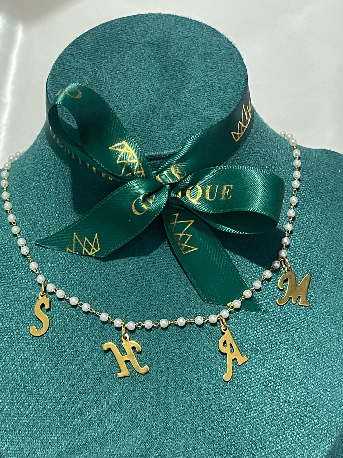 Personalised custom handmade pearl necklaces