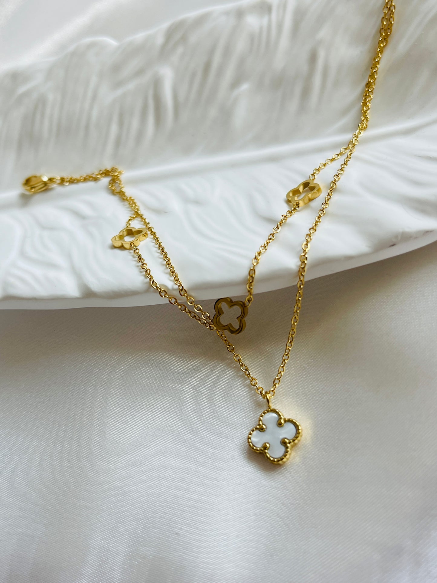 Clover Double Anklet