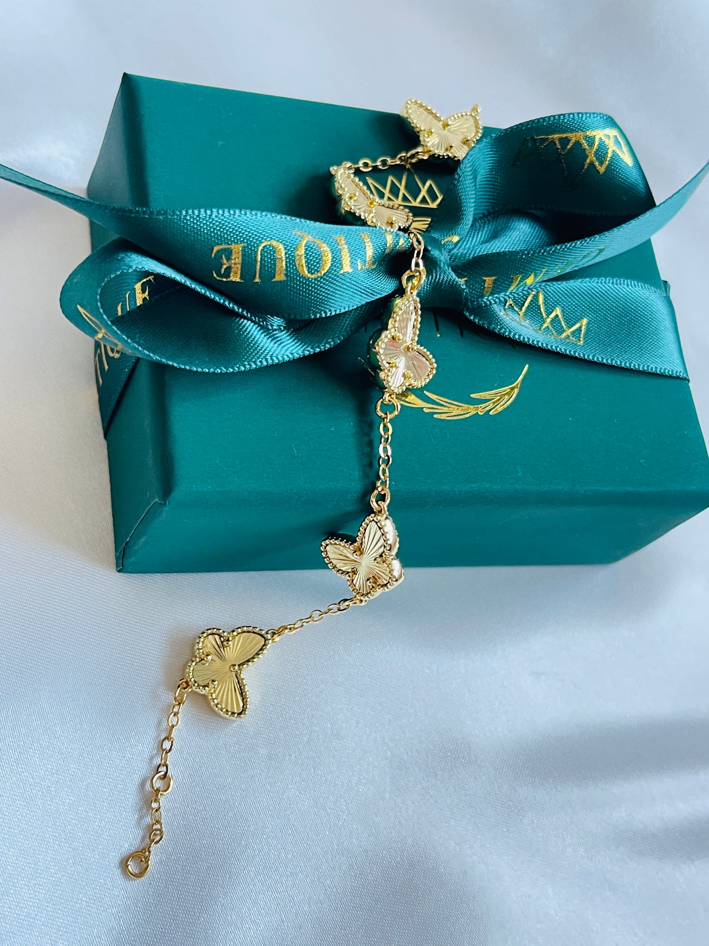 Butterfly gold bracelet