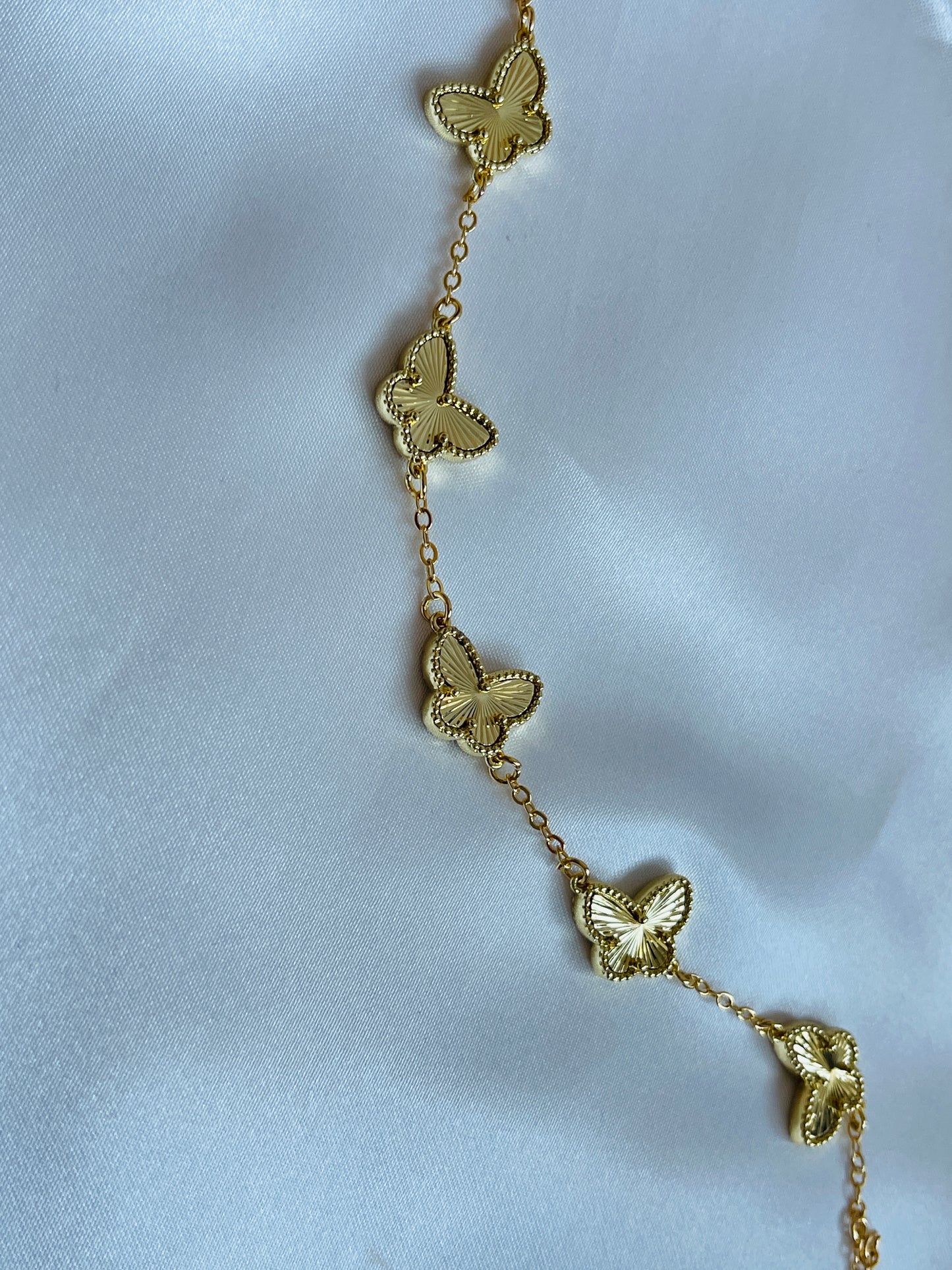Butterfly gold bracelet