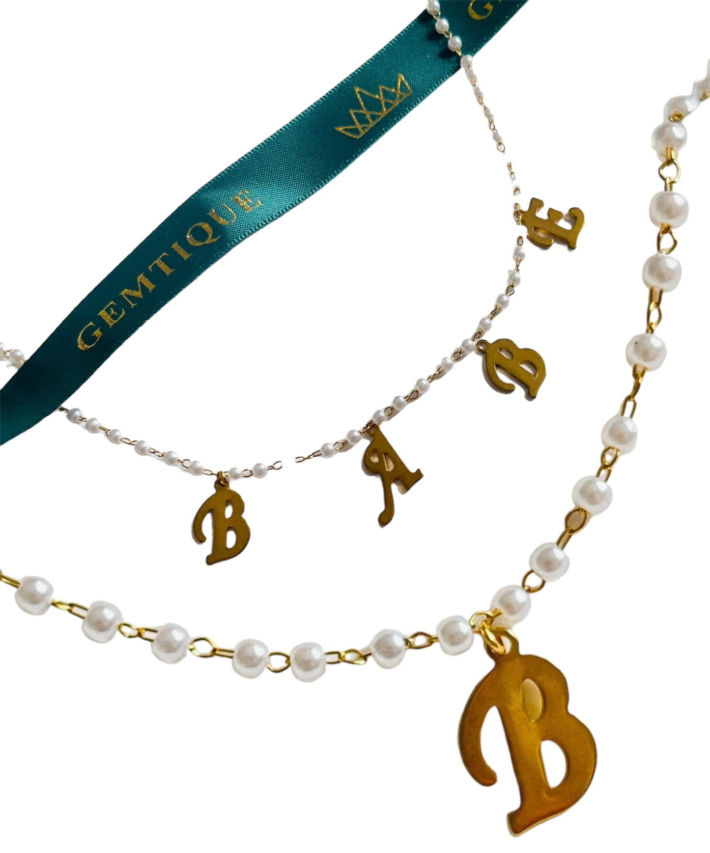 Personalised custom handmade pearl necklaces