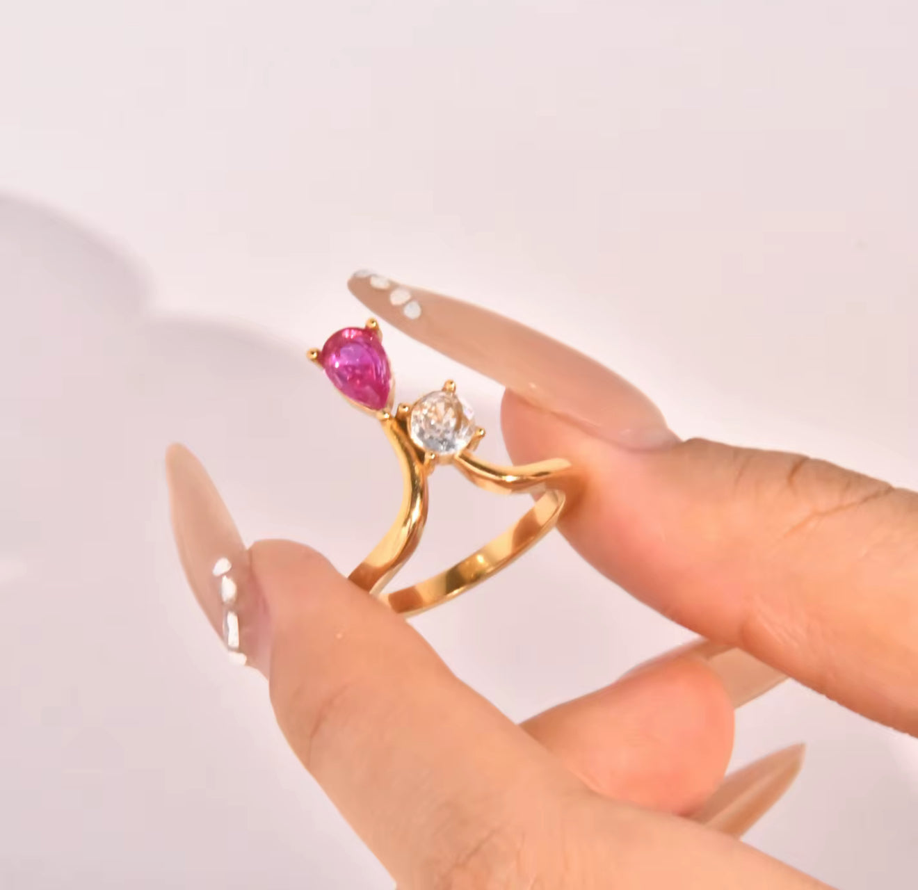 Pink Dora Gem Ring