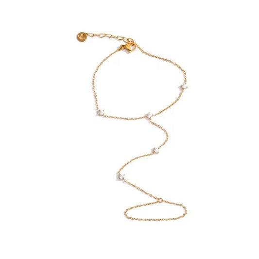 Mini Stone hand Chain Bracelet