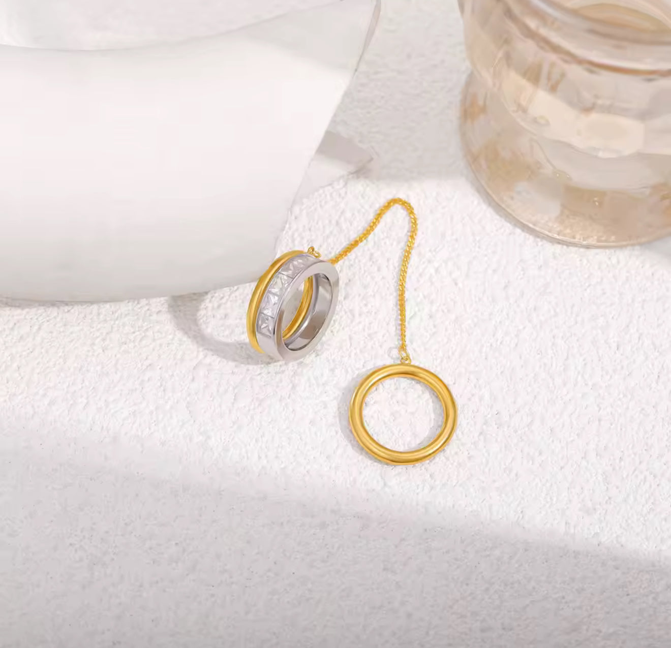 Double trouble exclusive ring set