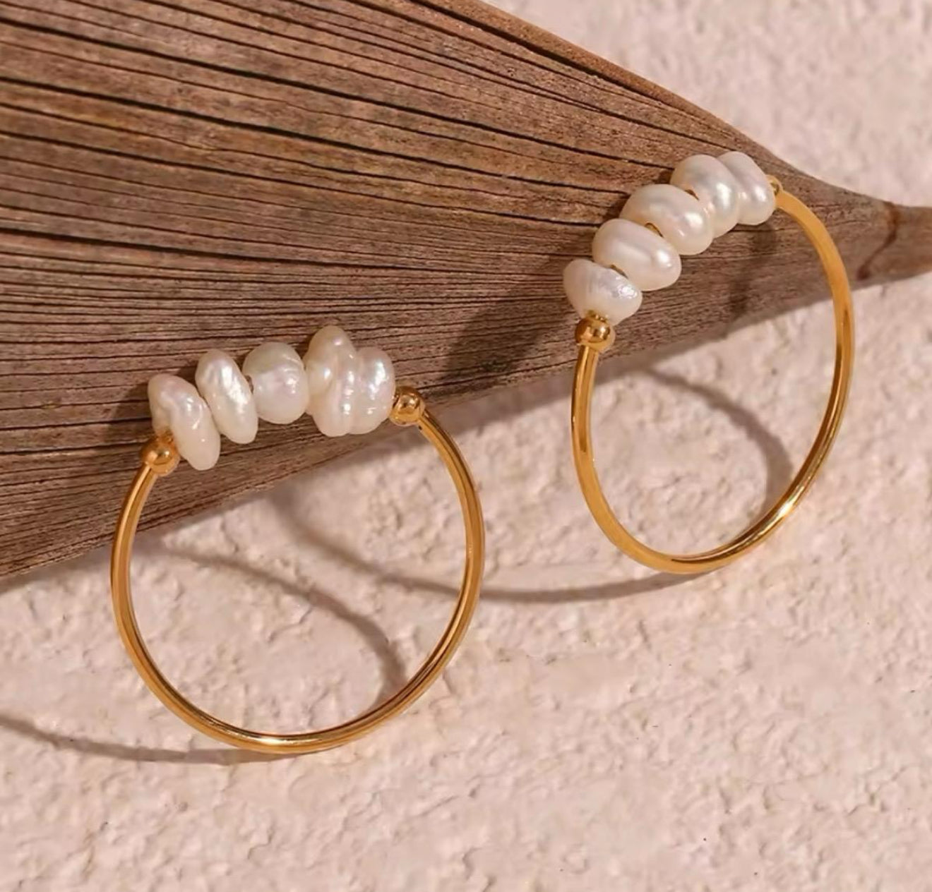 Natural fresh water Pearl ring