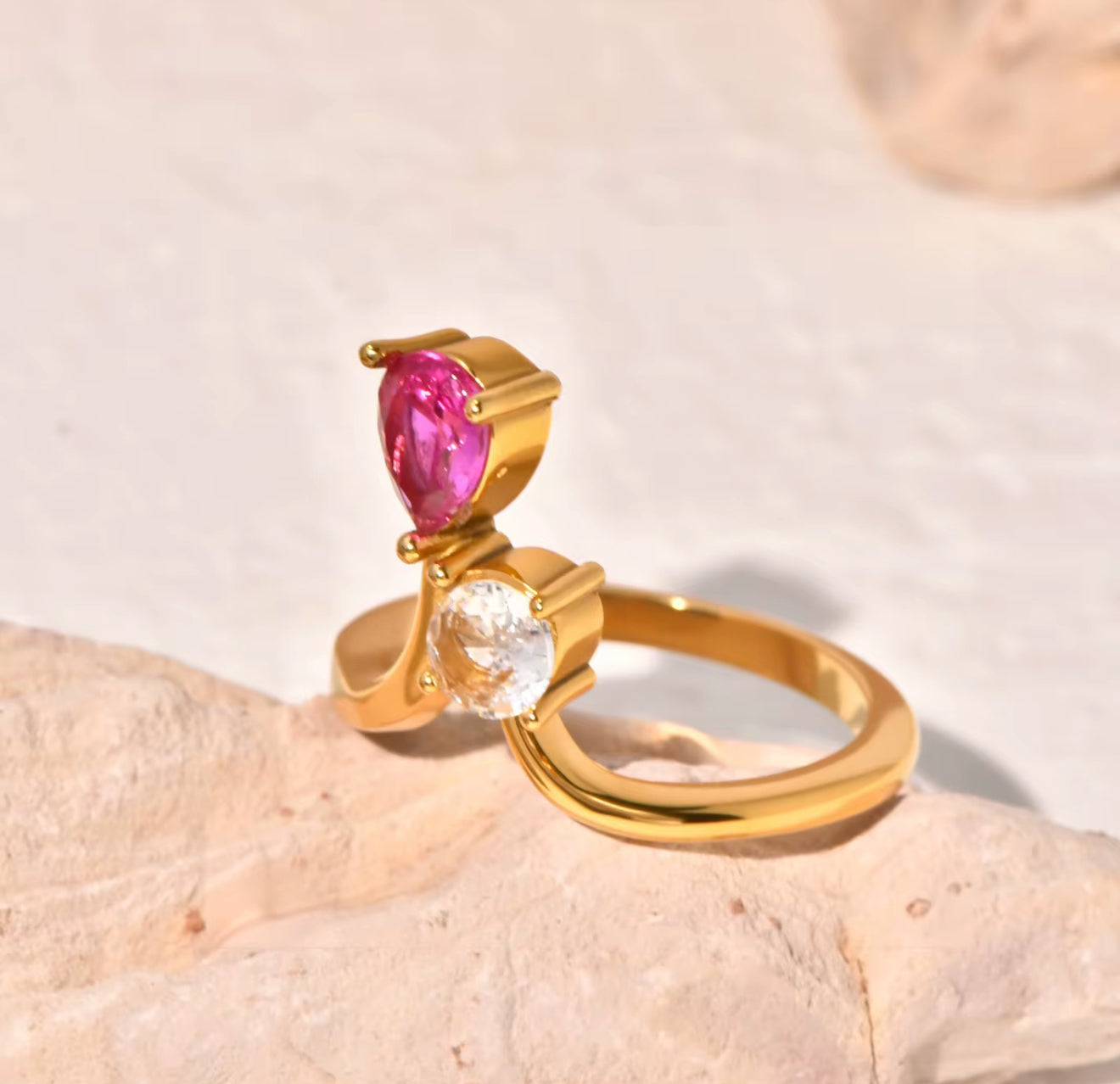 Pink Dora Gem Ring