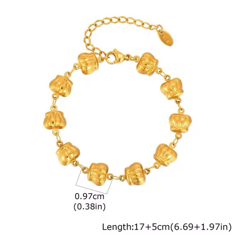 Chunky Crown Bracelet