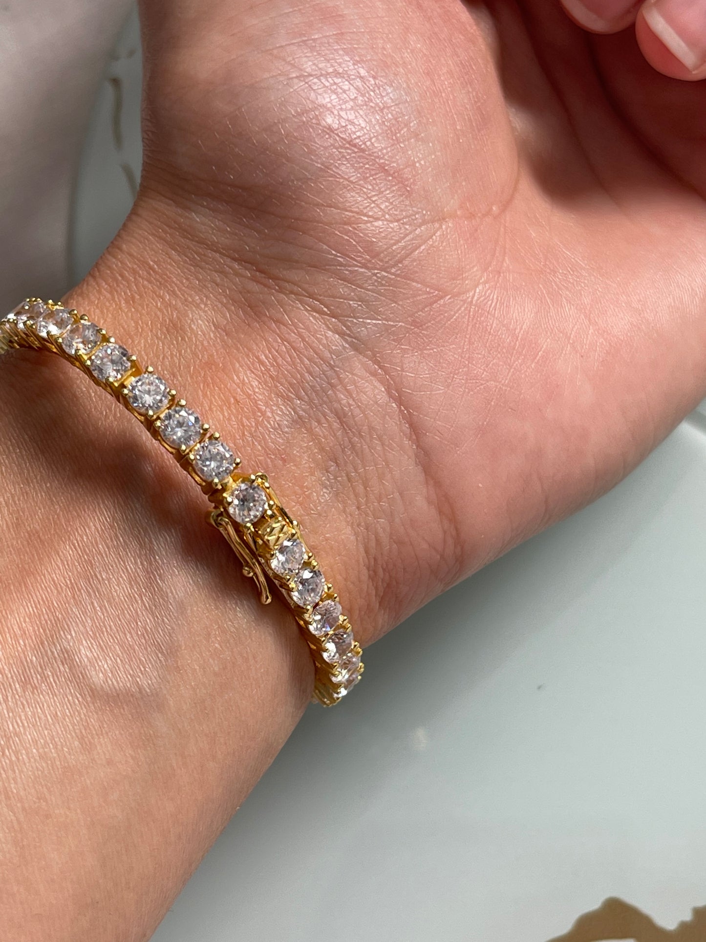 Moissanite tennis bracelet GRA