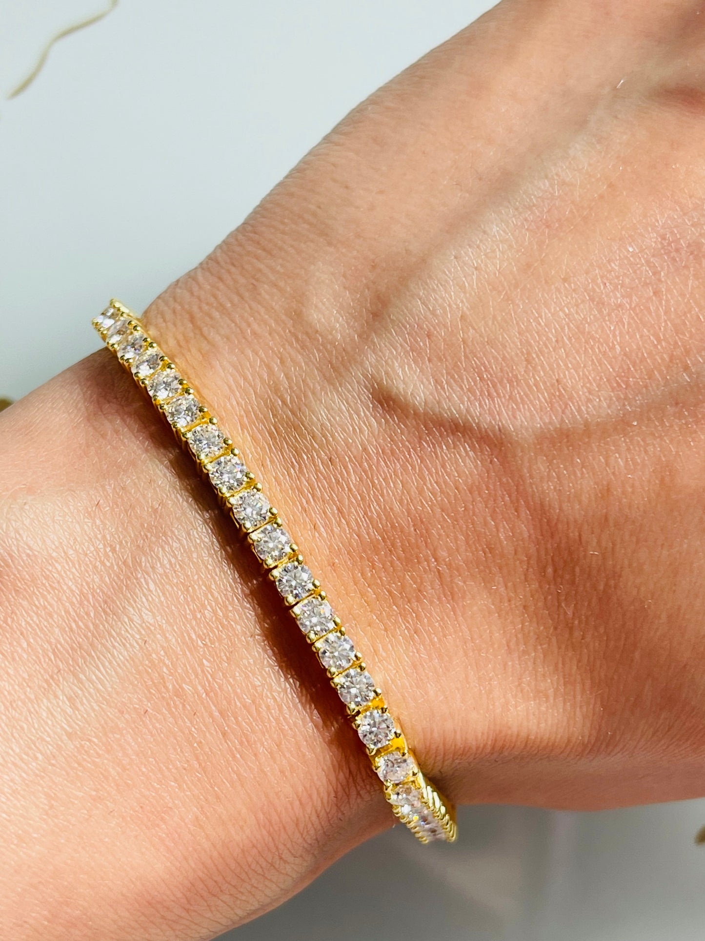 Moissanite tennis bracelet GRA