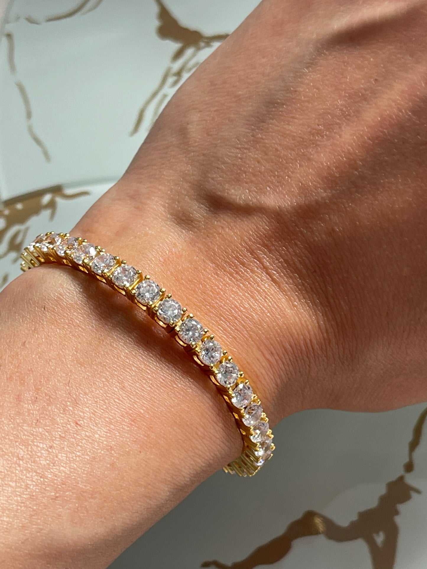 Moissanite tennis bracelet GRA