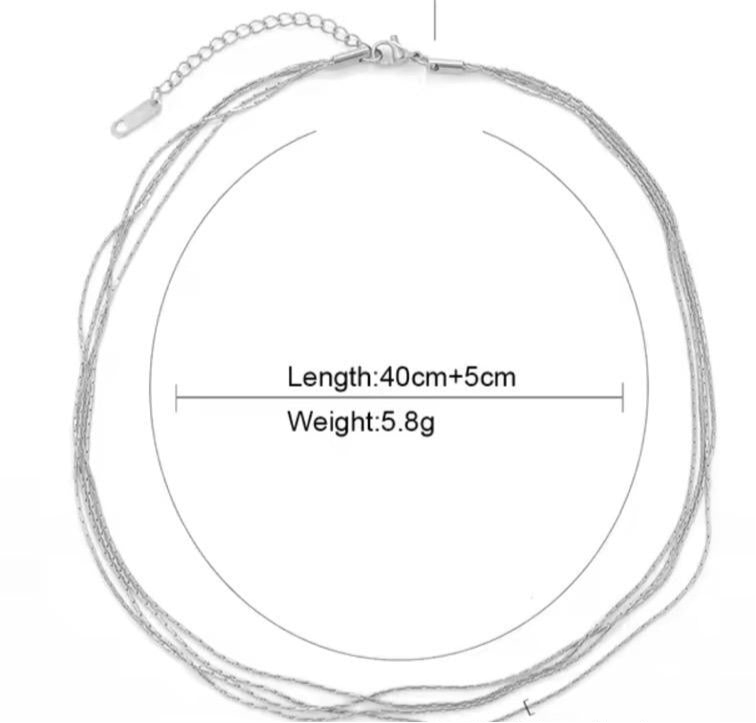 Multi Layer Snake Bone Chain