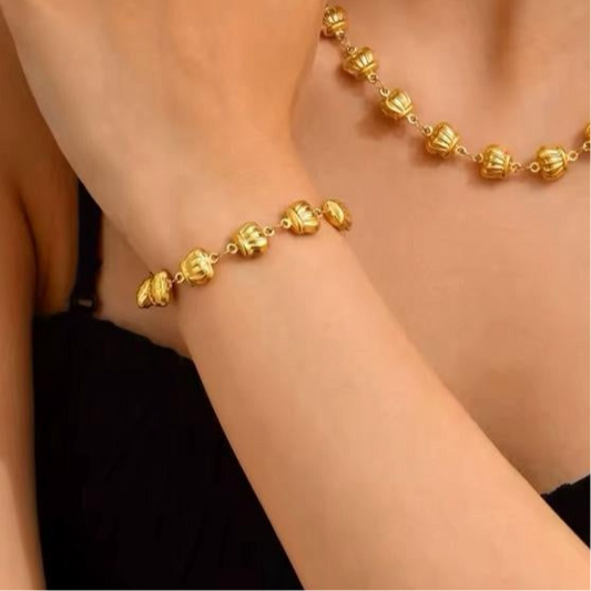 Chunky Crown Bracelet