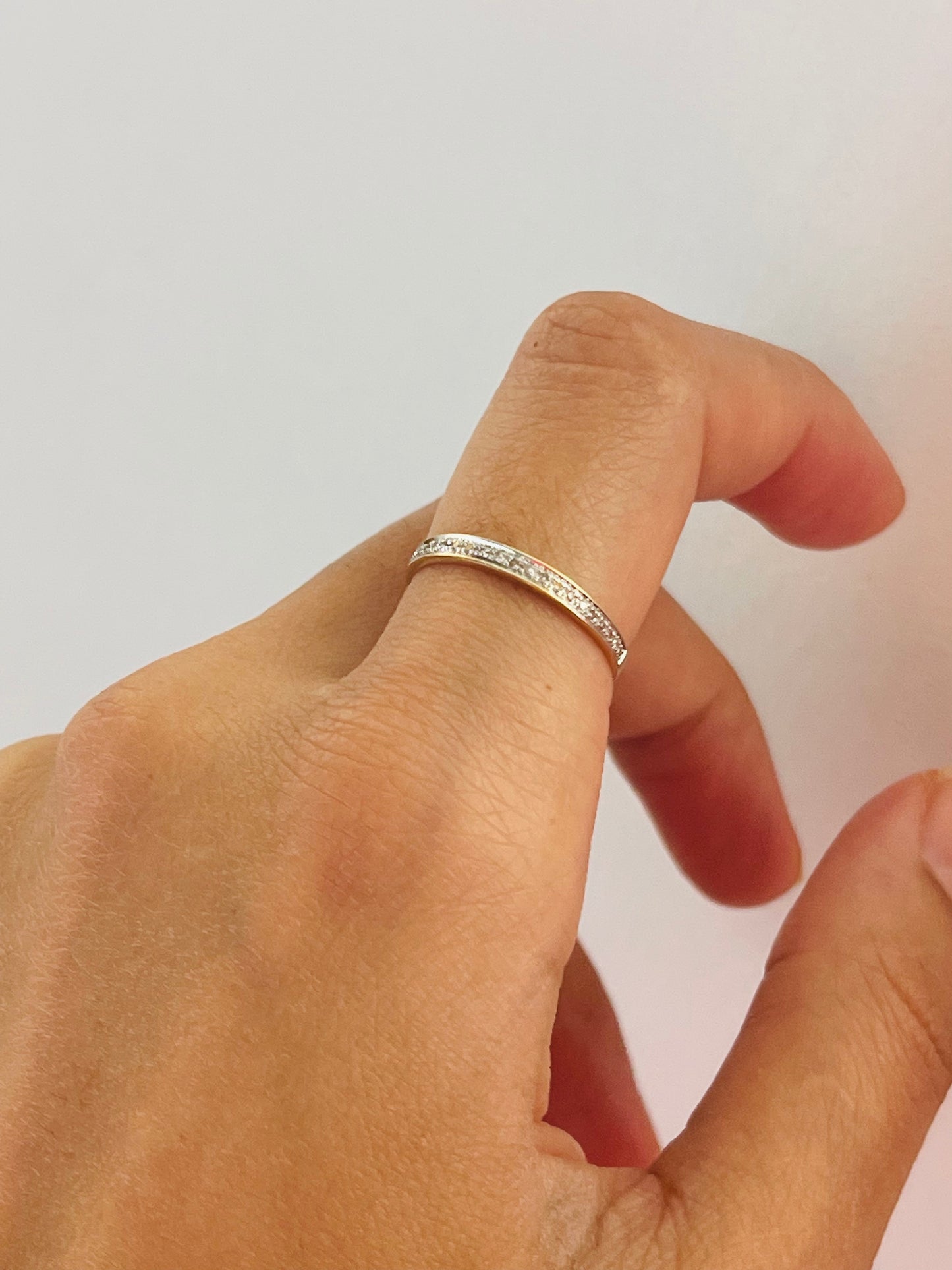 14k Solid Gold-diamond Ring