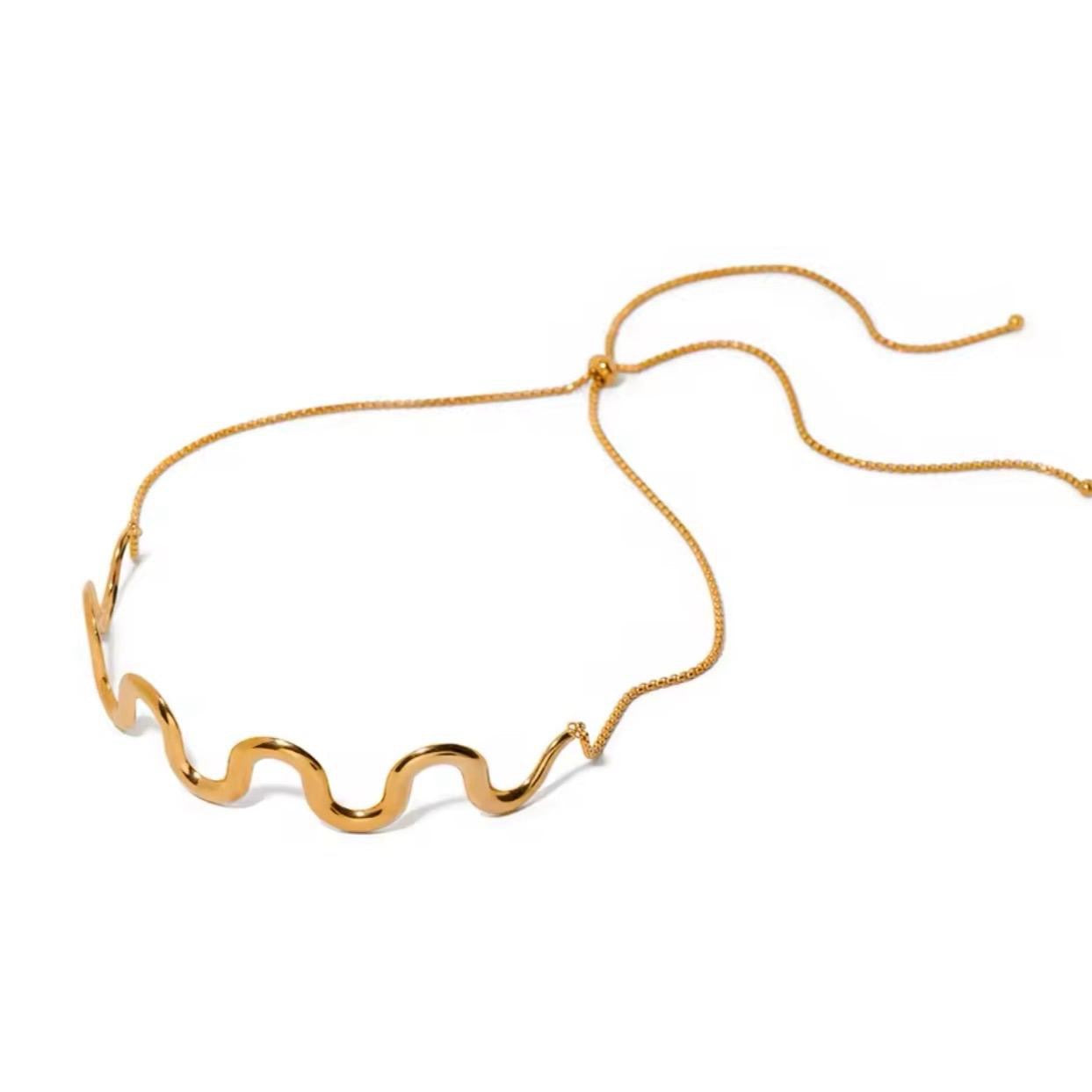 Wavy Adjustable Choker