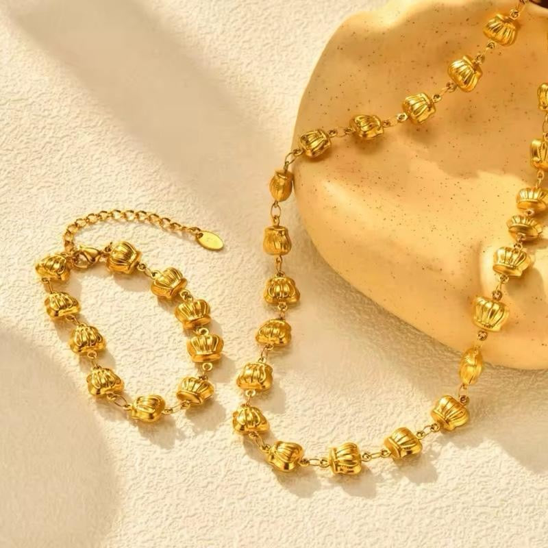 Chunky Crown Bracelet