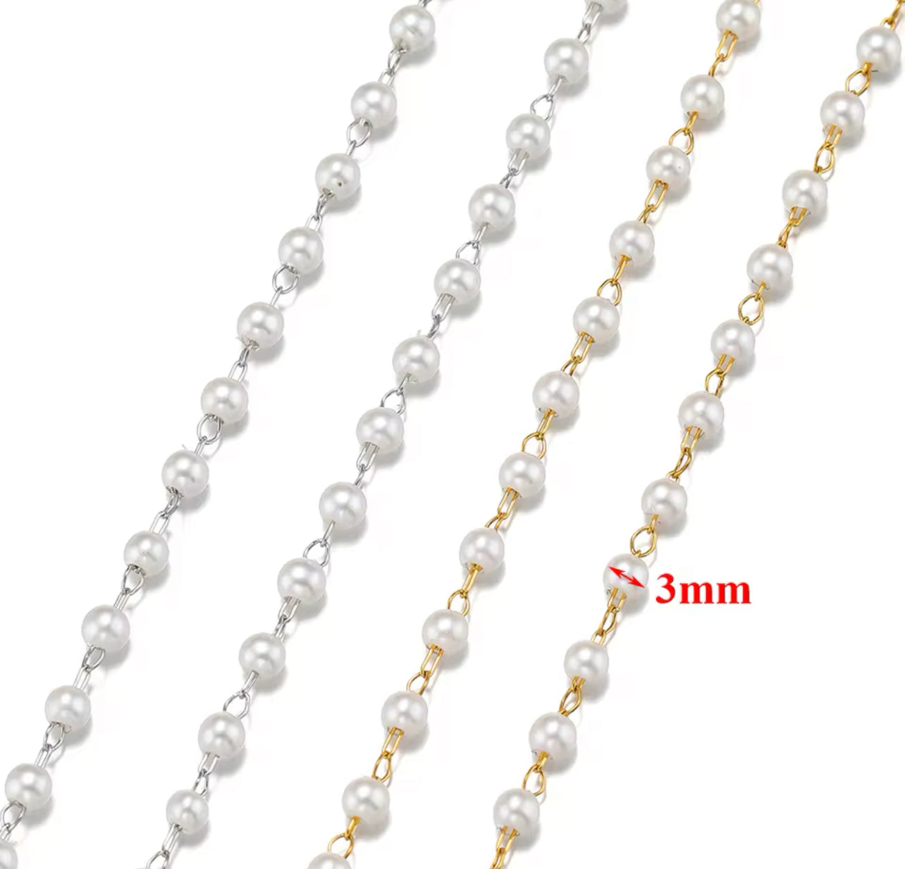 Pearl hand harness bracelet