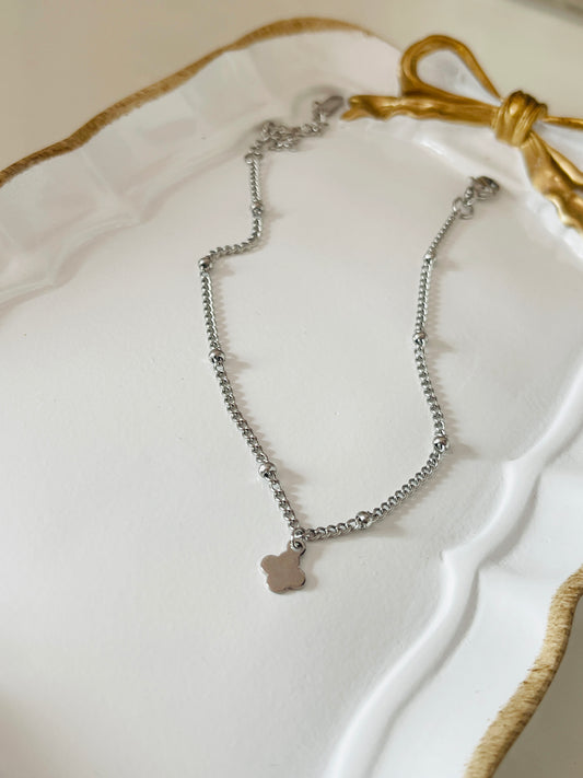 Custom made clover Anklet