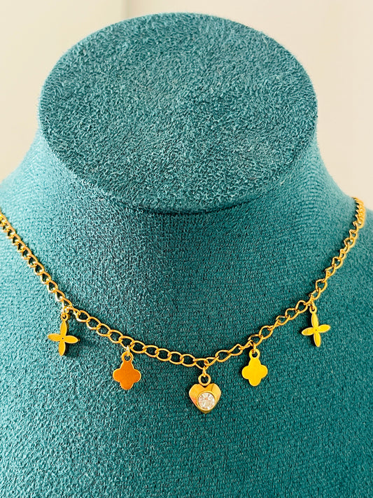 Custom made charm necklace