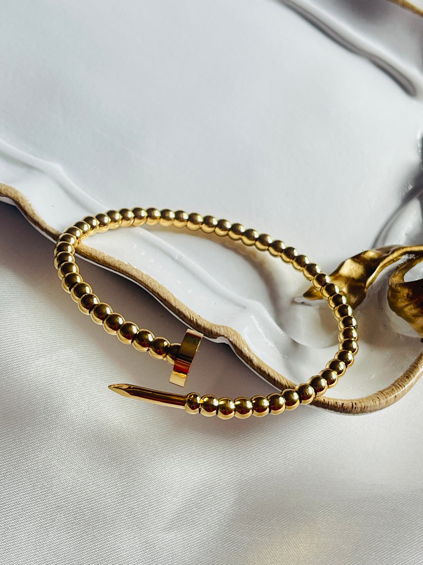 Beads on beads nail bangle