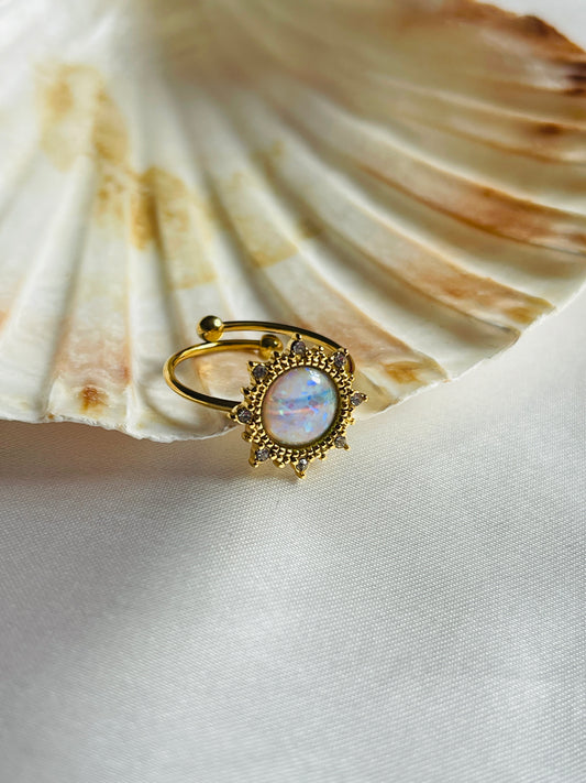 Sunshine Opal ring