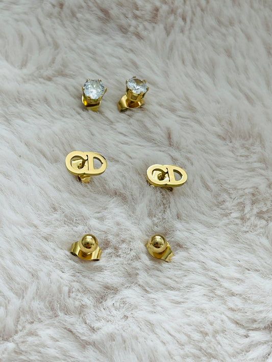 Mini Dee earrings set