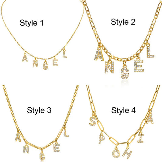 Personalised stones necklace
