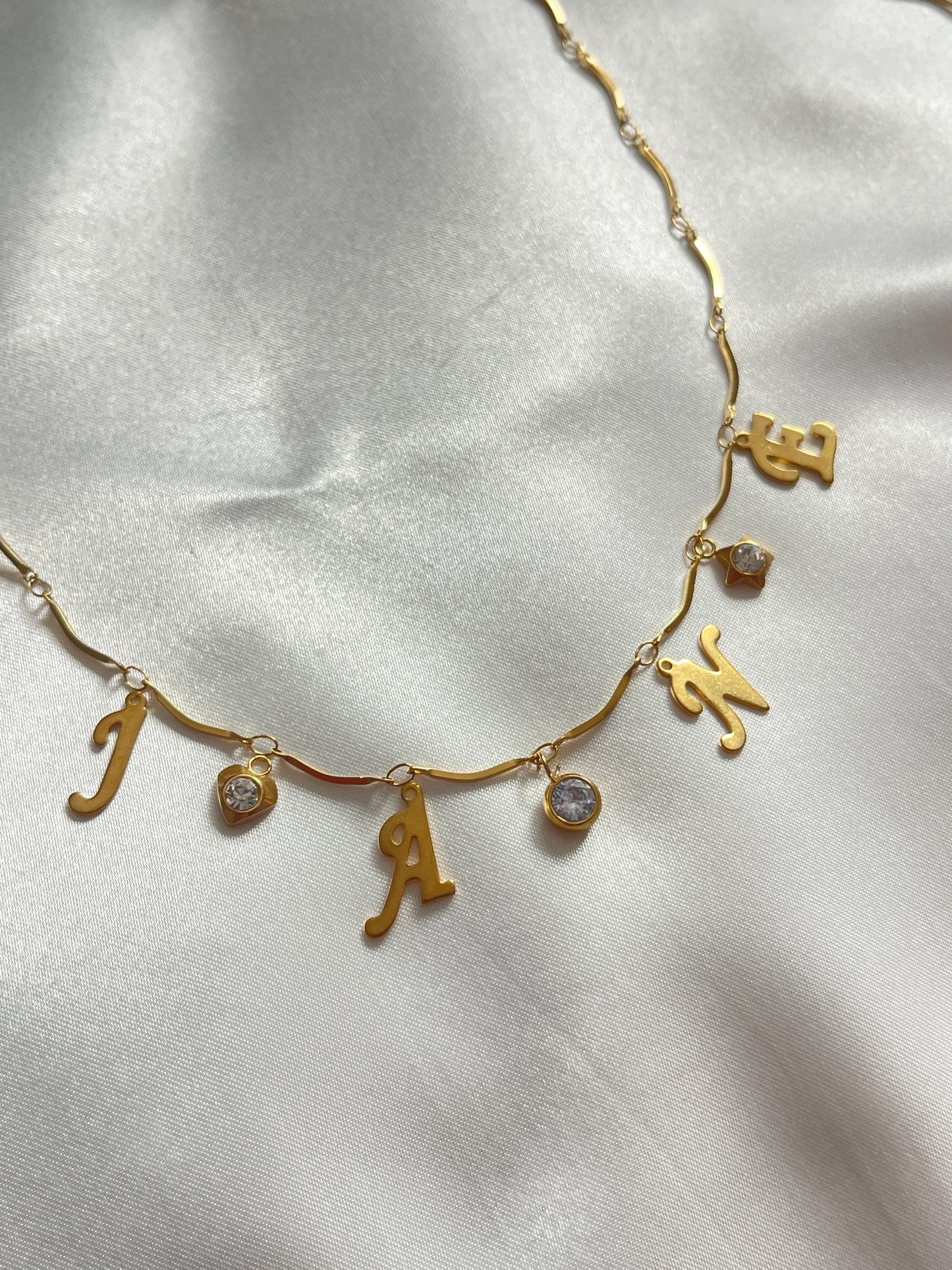 Personalised name necklace custom handmade