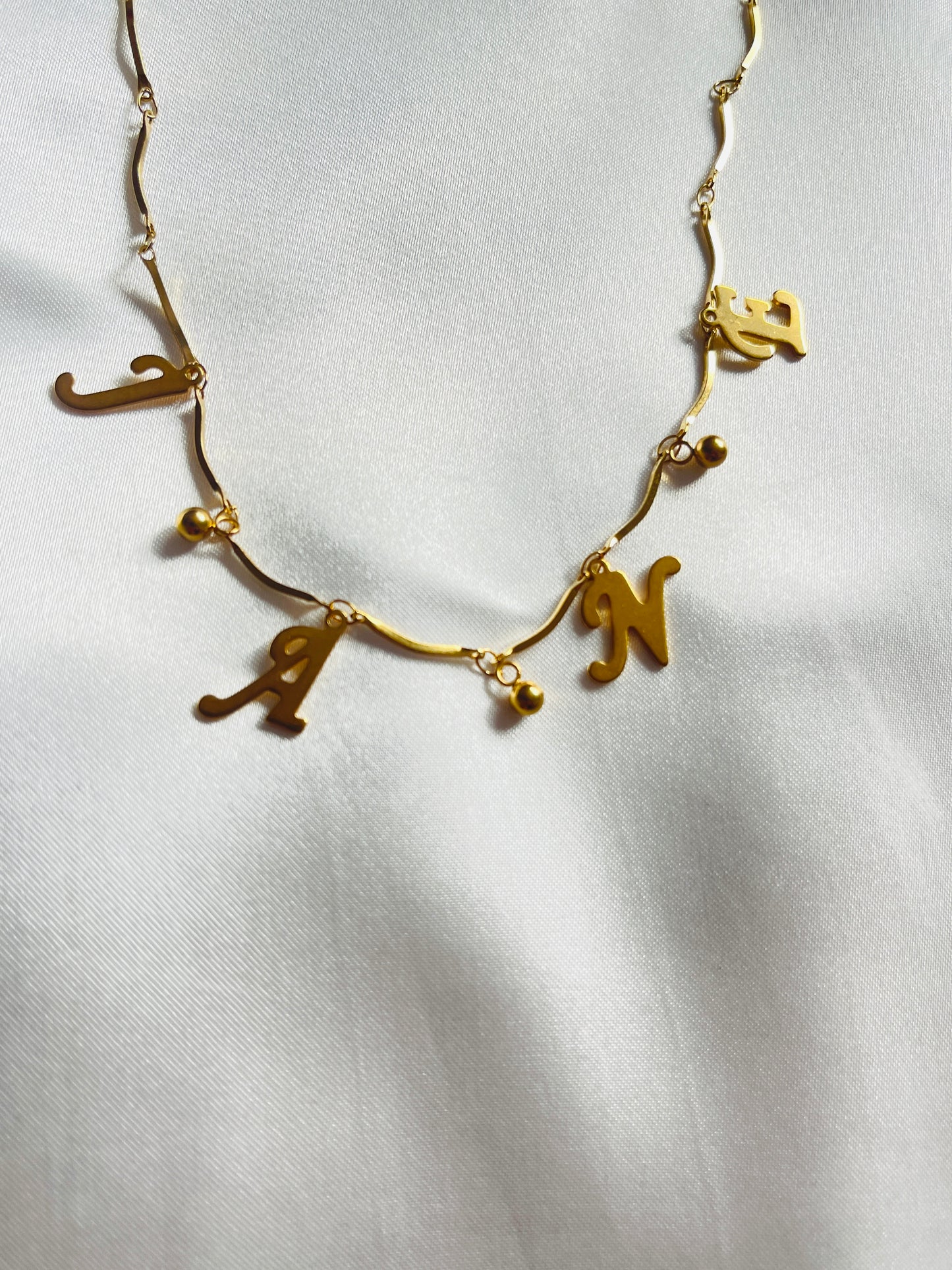 Personalised name necklace custom handmade