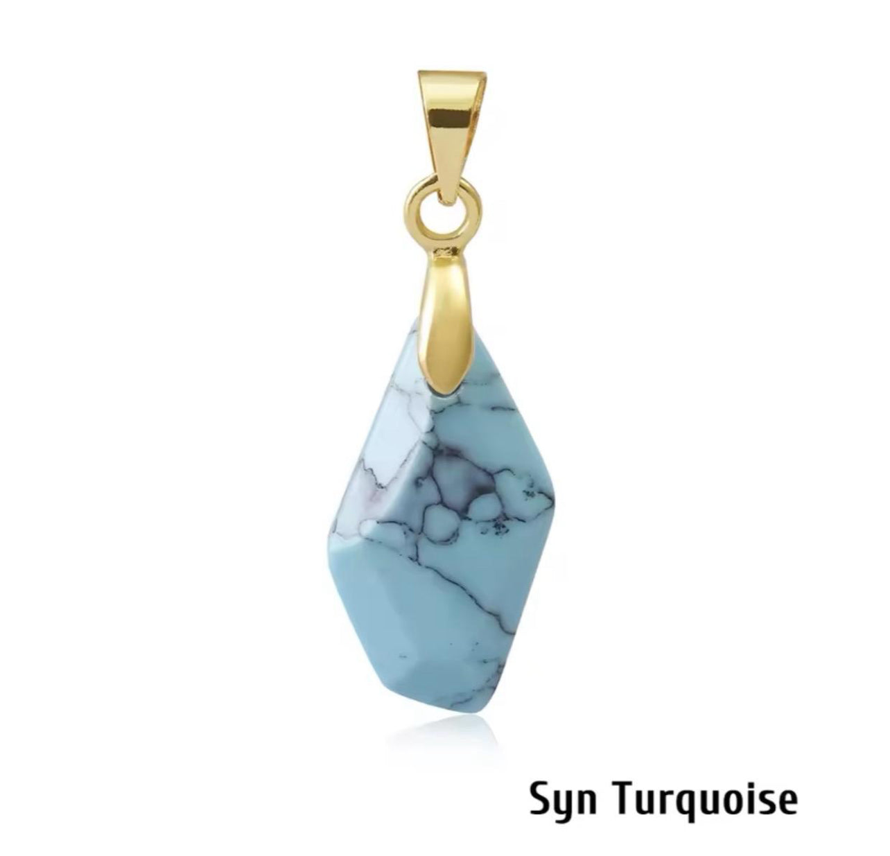 Natural stone unique pendants