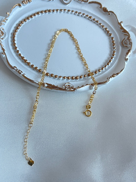 18k solid gold Phoenix tail bracelet