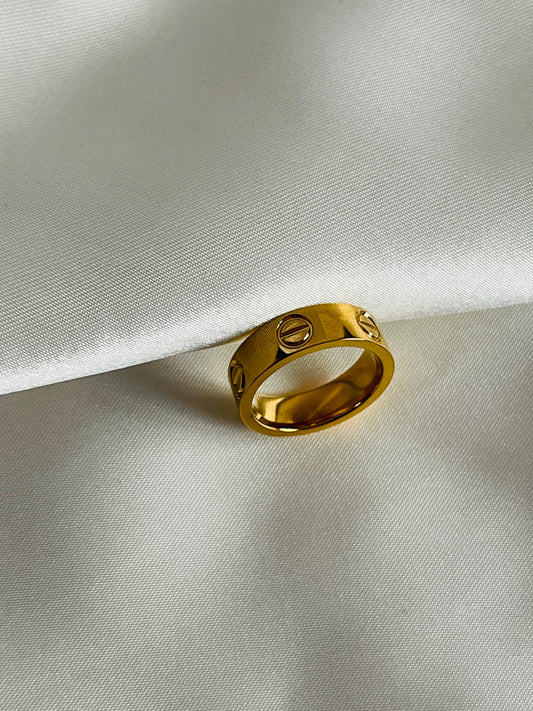 AYAL - Plain Screw band ring