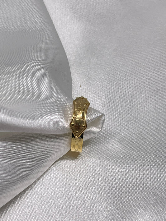 Geegee printed ring
