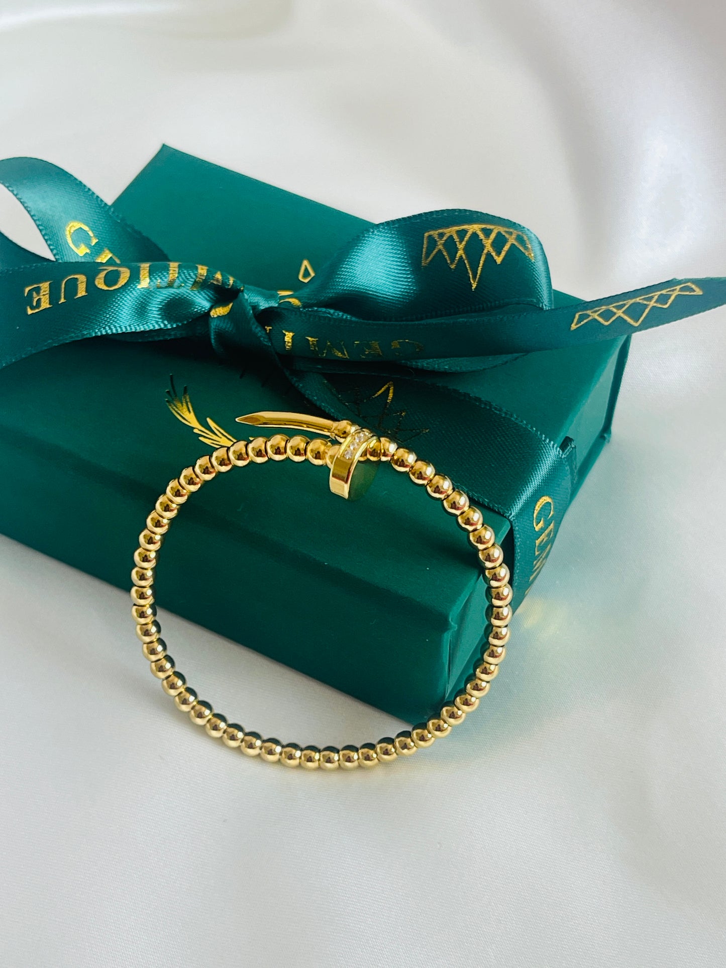 Beads on beads nail bangle