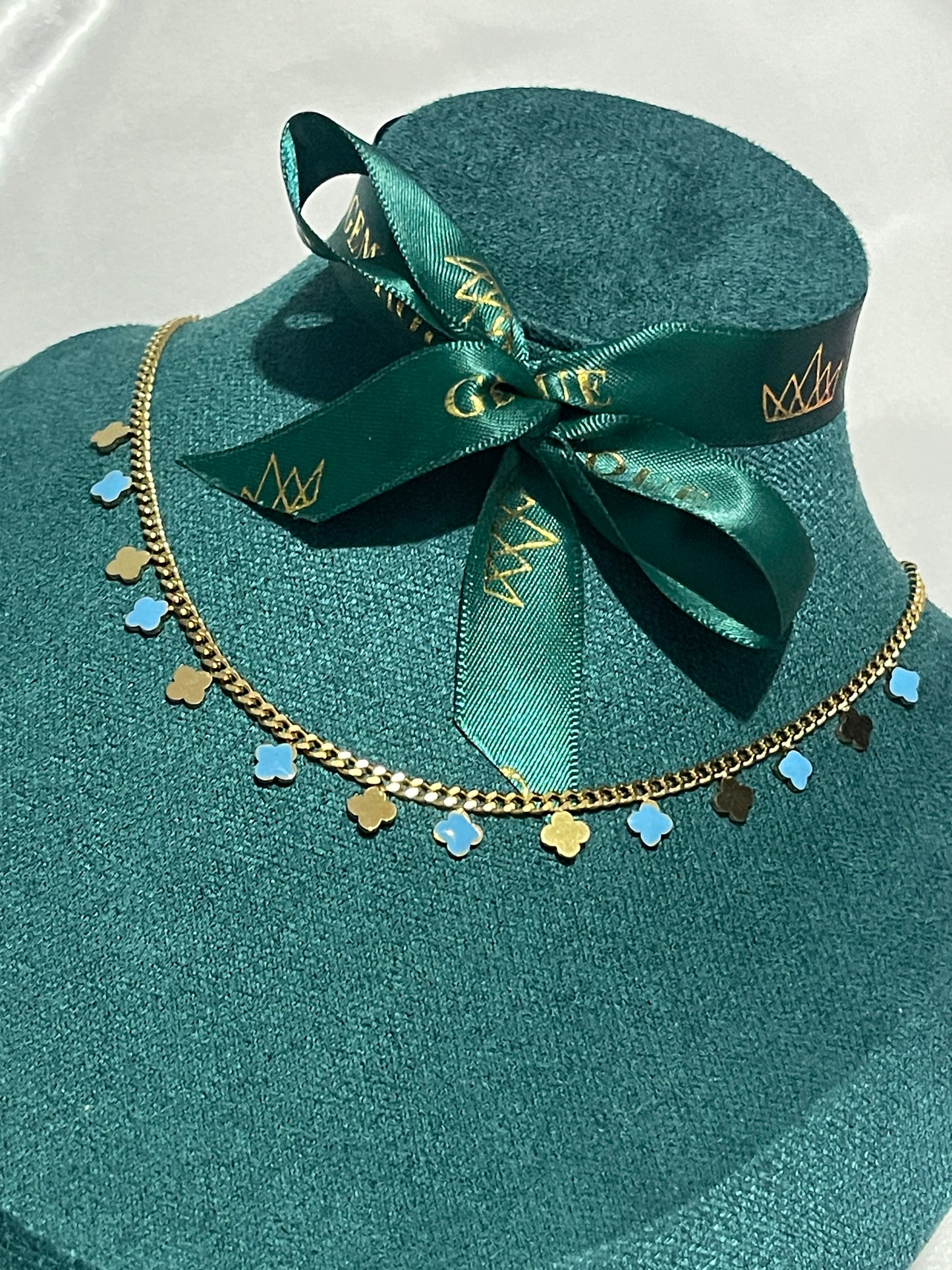 2 in 1 clover necklace