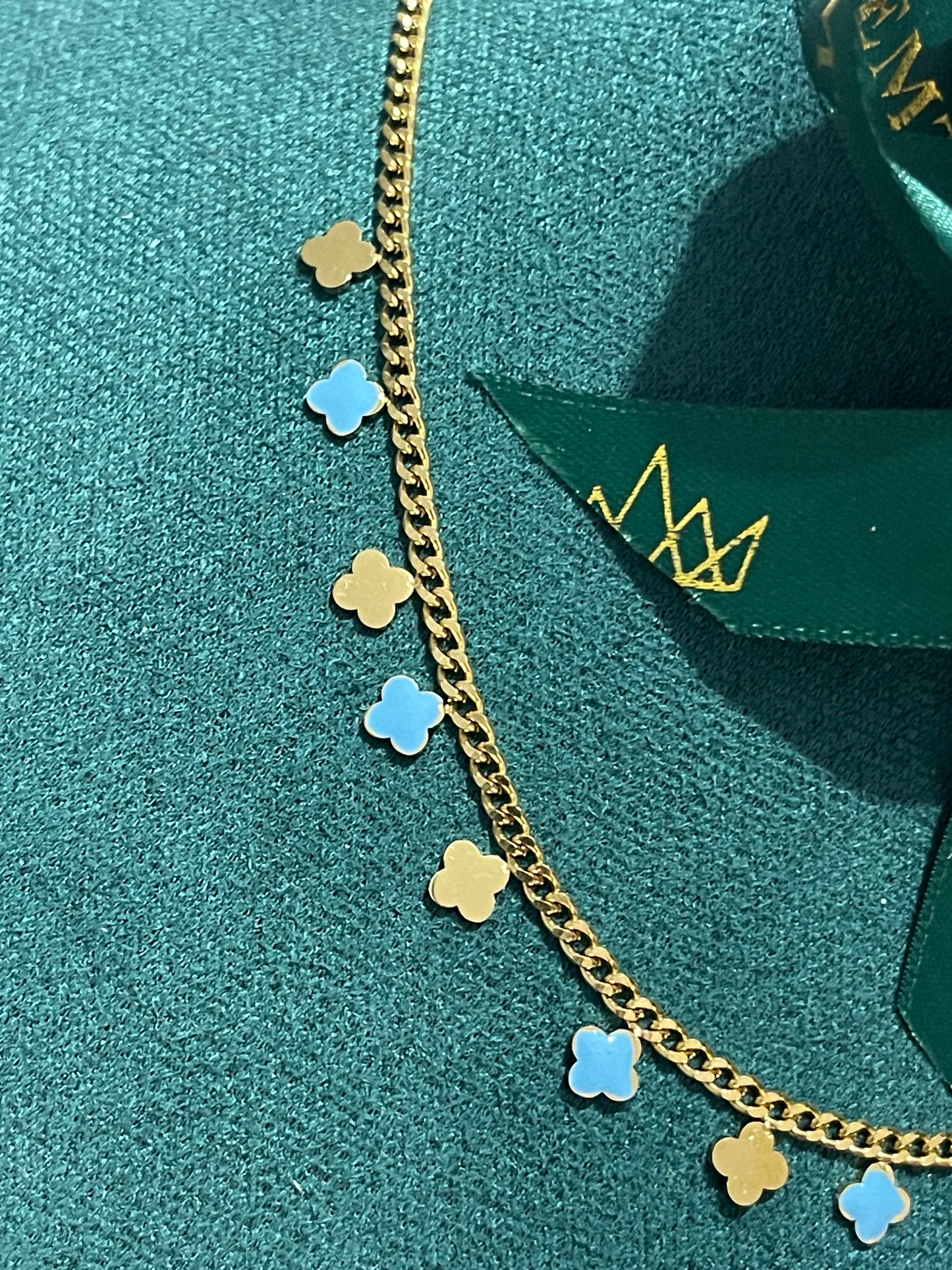 2 in 1 clover necklace