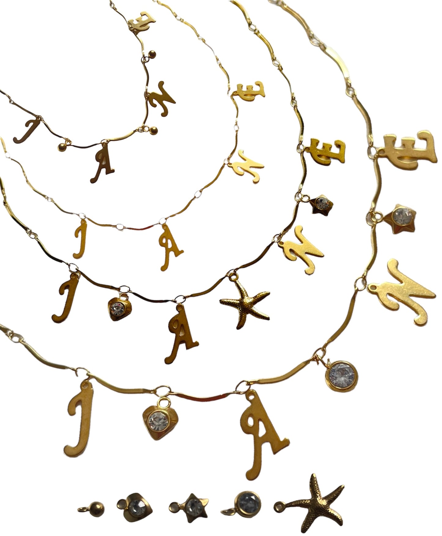 Personalised name necklace custom handmade